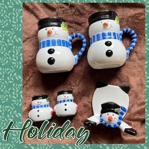 5pc Snowman Table Set